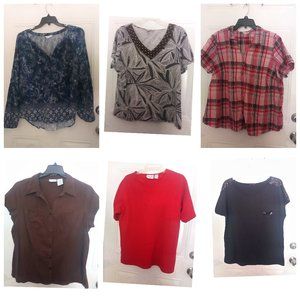 6 shirt bundle XXL